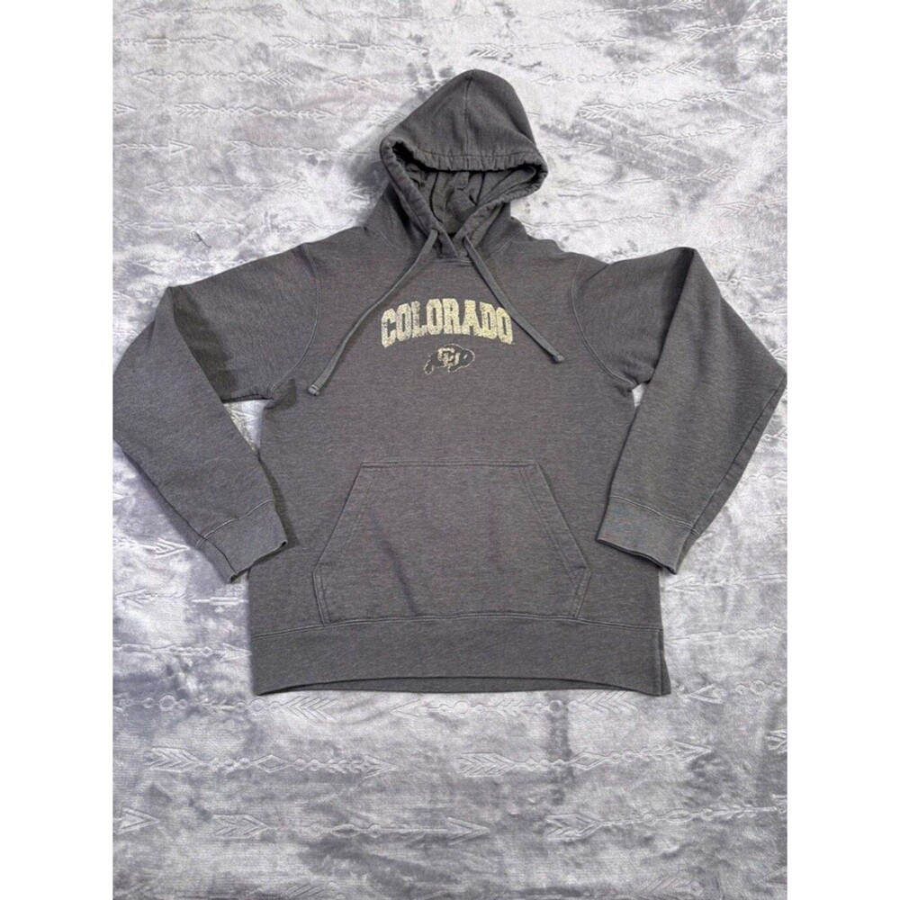Men's CU Colorado Hoodie Gray S Gold